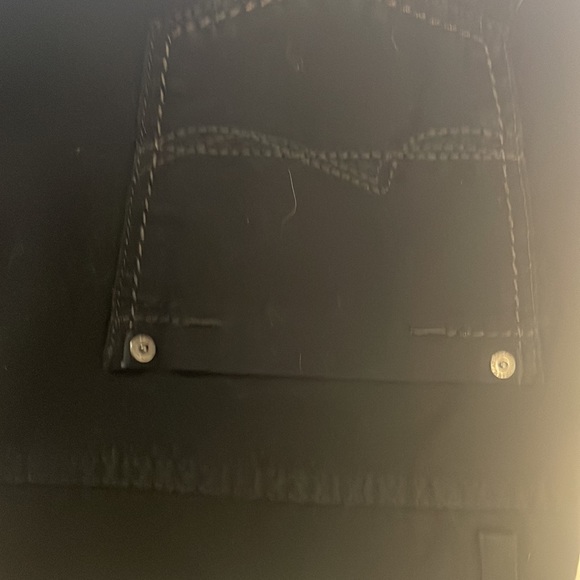 GB Sz 18  Soft Black 96% Cotton & 4% Elastane Straight Leg Pants w F & B Pockets - Picture 7 of 16